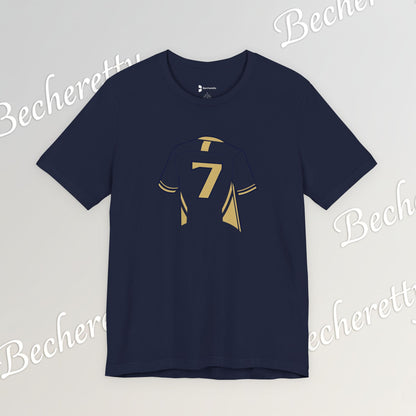 T-shirt - Number 7 GOAL - Art Graphic Minimalist Becheretty - Casual Wear - Team Spirit