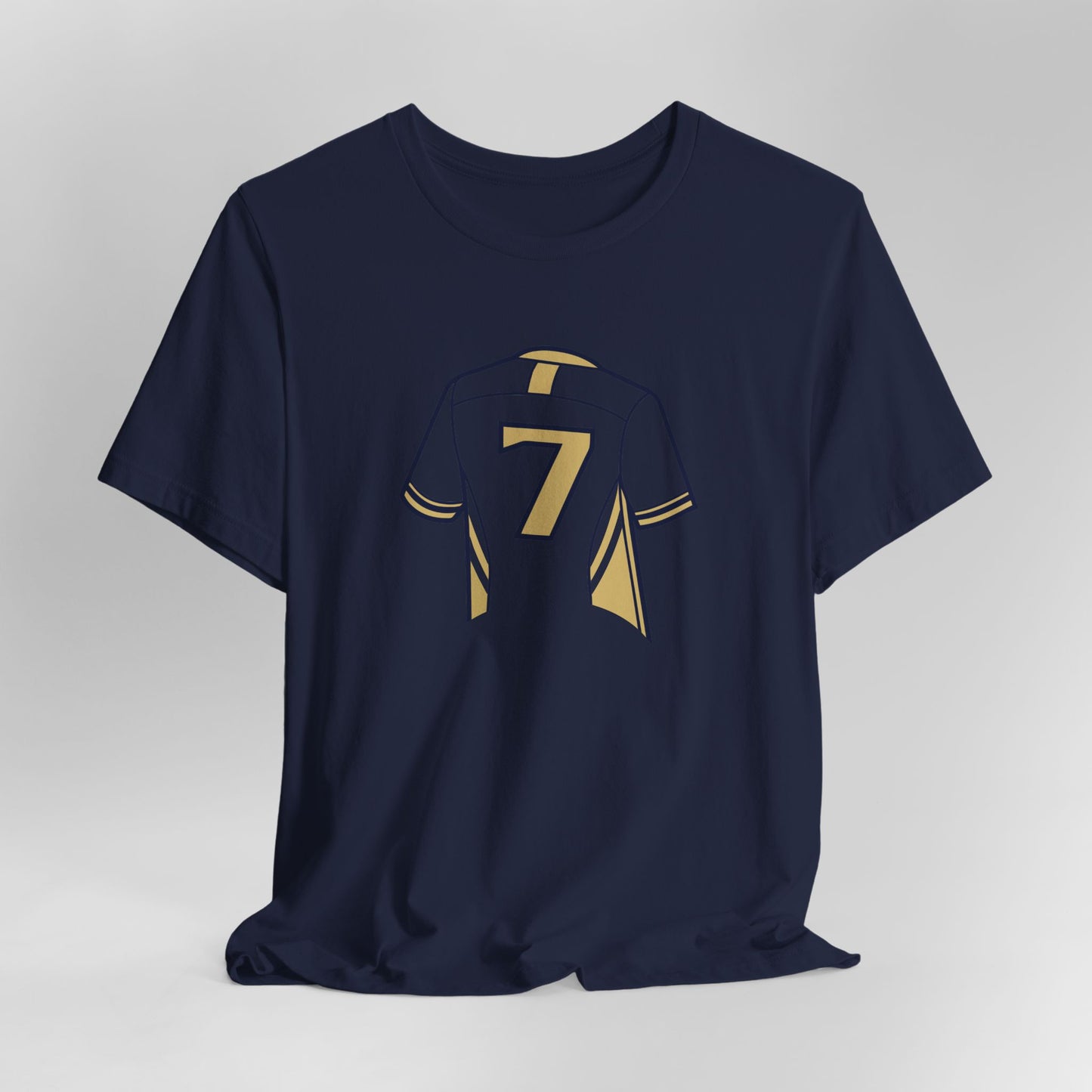 T-shirt - Number 7 GOAL - Art Graphic Minimalist Becheretty - Casual Wear - Team Spirit