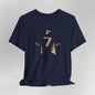 T-shirt - Number 7 GOAL - Art Graphic Minimalist Becheretty - Casual Wear - Team Spirit