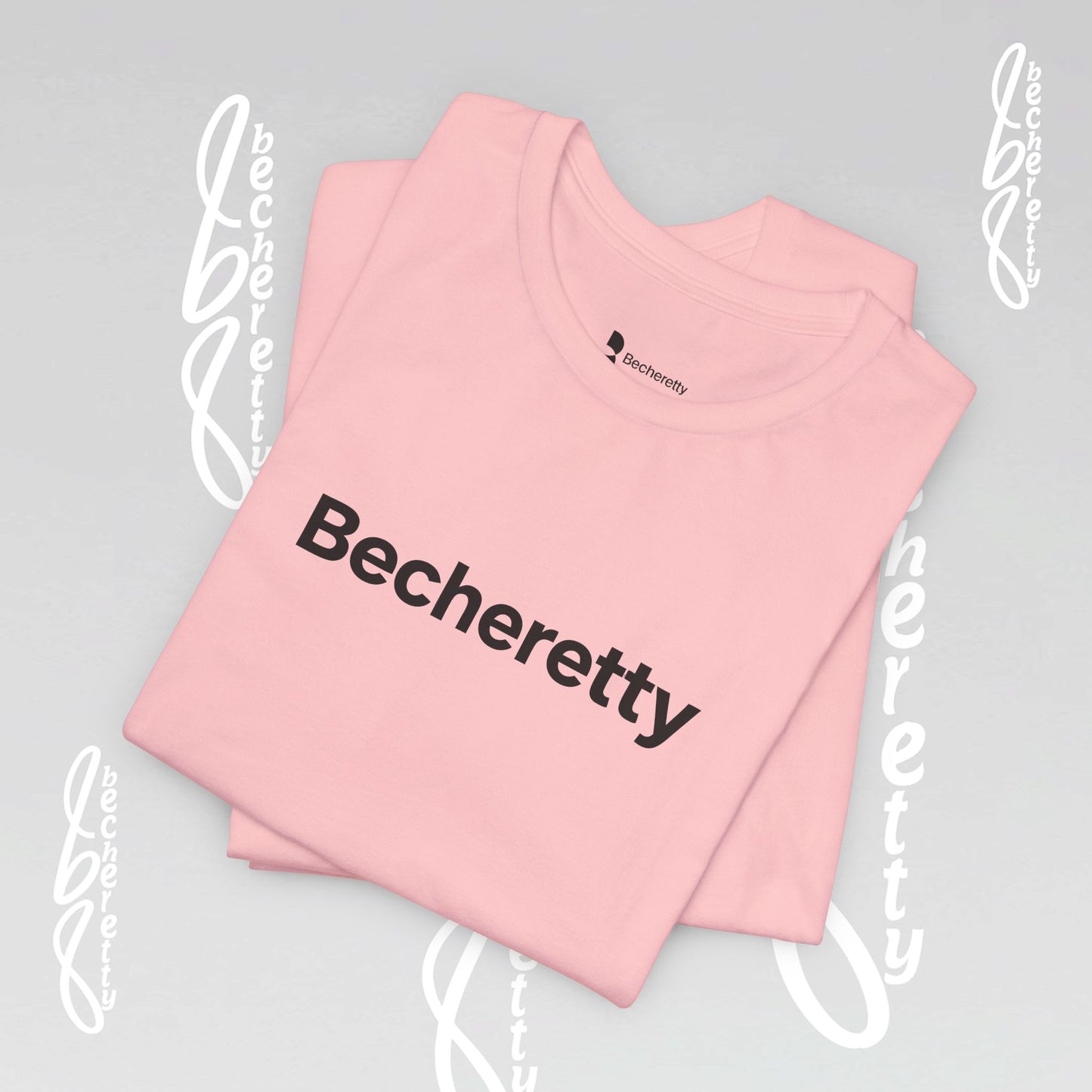 Short Sleeve Tee Becheretty  "Minimalist Design. Maximum Impact" Express Yourself. Casual Wear