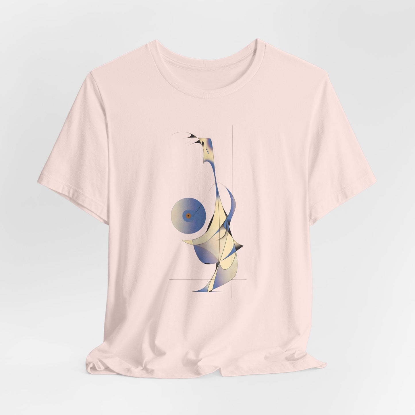 Abstract DJ Tee - Art Graphic Minimalist Becheretty - Perfect for Casual Outfits, Gift for Friends, Summer Style.