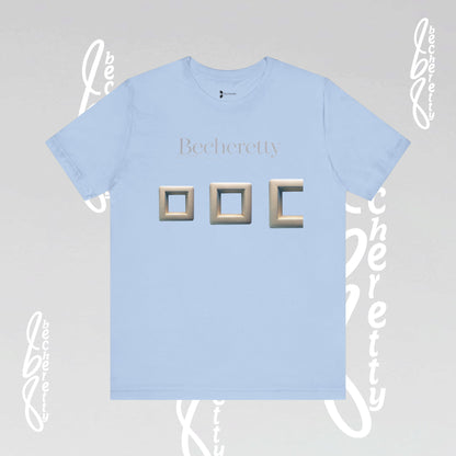 Modern Minimalist Graphic Tee - Becheretty - Artistic Everyday wear, Unique gift