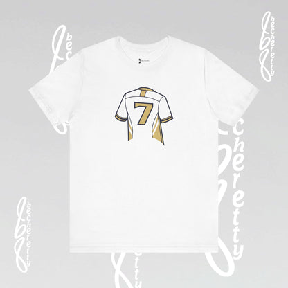 T-shirt - Number 7 GOAL - Art Graphic Minimalist Becheretty - Casual Wear - Team Spirit