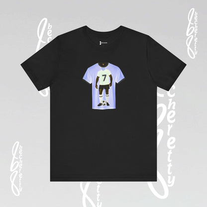 Soccer T-Shirt Number 7 - Graphic Becheretty - Perfect Gift for Soccer Lovers