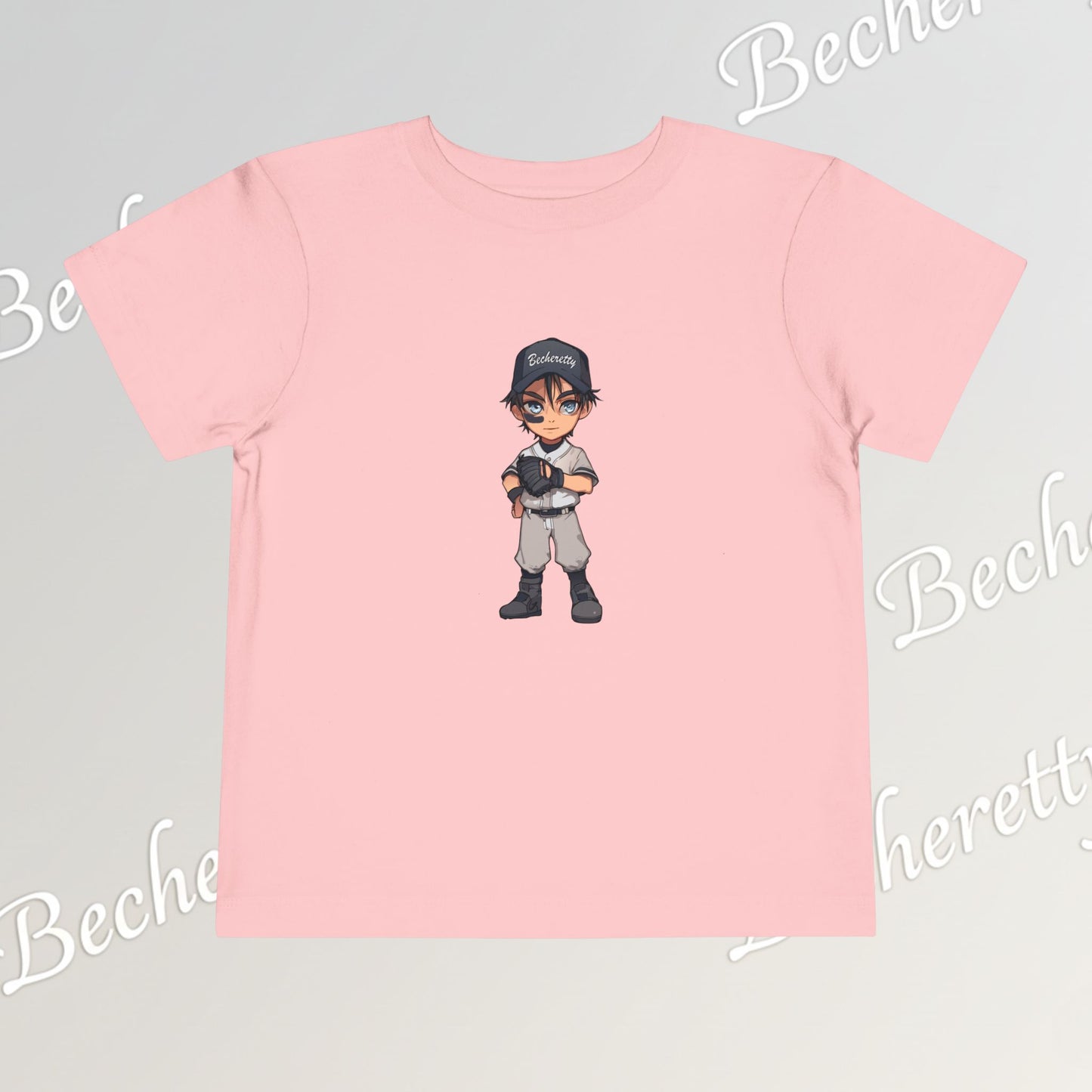 Toddler T-Shirt - Baseball Graphic Becheretty - Day Game, birthday gift - Day game & Casual wear