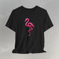 Flamingo T-Shirt - Artistic Graphic Minimalist Becheretty - Fun Casual Wear for Everyday Style