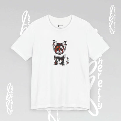 Yorkie Graphic T'Shirt Becheretty - Perfect gift for Pets Lovers - Casual Wear