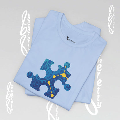 Support Autism awareness Puzzle Graphic Becheretty - Dress for a difference, casual wear