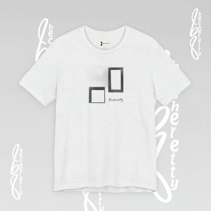 Minimalist Graphic Becheretty T-Shirt - Pixel Void Line - Modern Design for Art lovers - Casual Wear