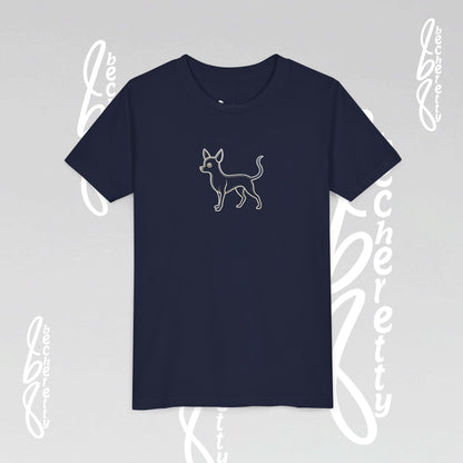 Youth T'Shirt - Graphic Chihuahua - Minimalist Art Becheretty