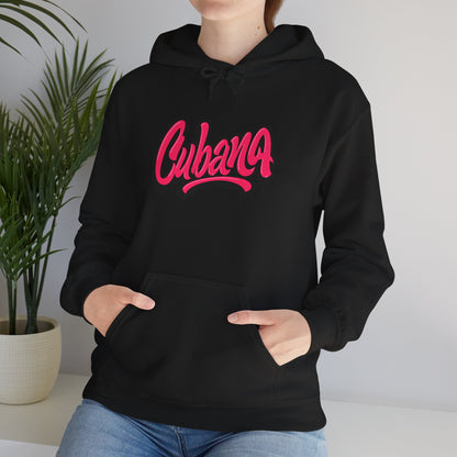 Graphic Hoodie "Cubana"  Art Graphic Becheretty - This spacious kangaroo-style bag proudly displays a connection to Cuban culture.