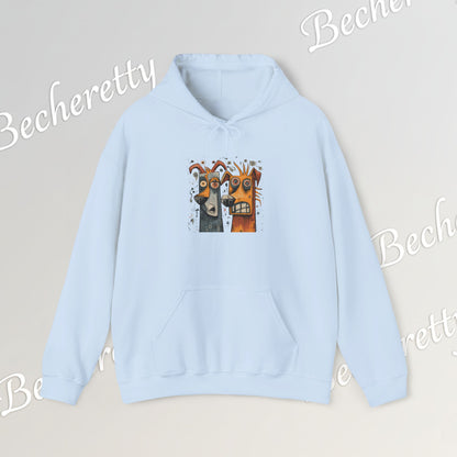 Twin Instincts Hoodie Becheretty - Perfect for art-driven fashion, and anyone who wears instinct as identity.