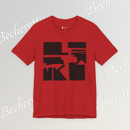 Abstract Graphic Art T-Shirt - Becheretty - Casual Wear - Gift for Art Lovers - Modern Artwork Apparel