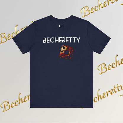 Stylish Minimalist Art Design Becheretty - Trendy short sleeve T-Shirt - Casual Wear - Gift for Him