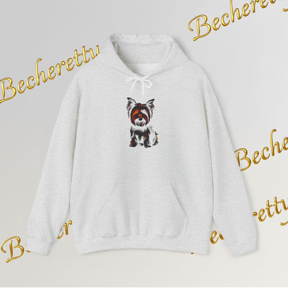 Yorkshire Hoodie- Art Graphic  Becheretty - A great gift idea for Yorkie lovers & friends.