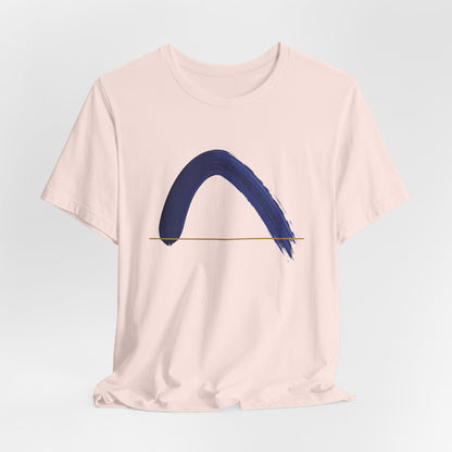 The Horizon Arc | Minimalist Brushstroke Tee - Art Graphic Becheretty - Exclusive series focused on clean, intentional art.