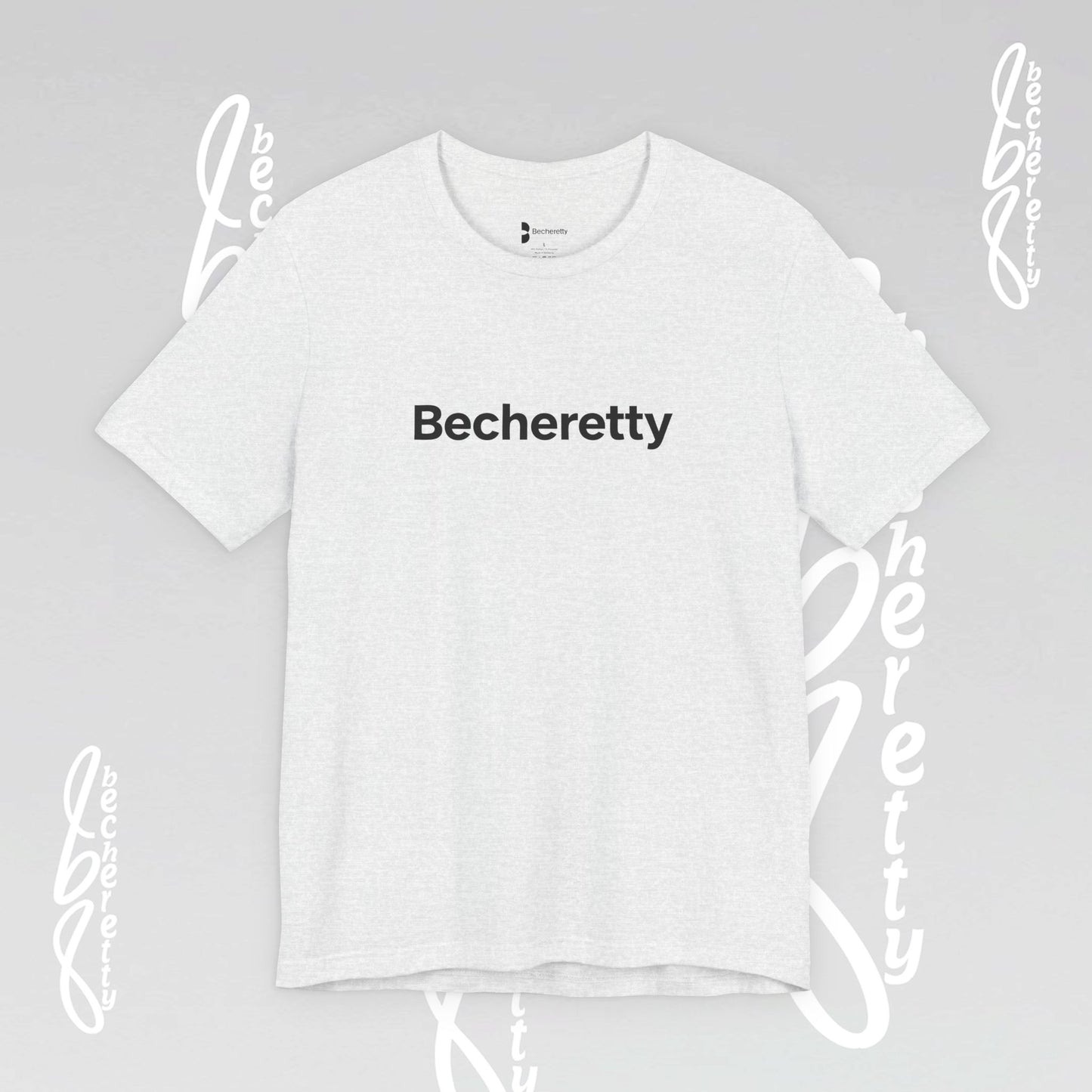 Short Sleeve Tee Becheretty  "Minimalist Design. Maximum Impact" Express Yourself. Casual Wear