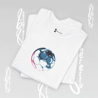 Artistic Soccer Ball T-Shirt - Becheretty Art Graphic - Active Lifestyle / Casual Wear