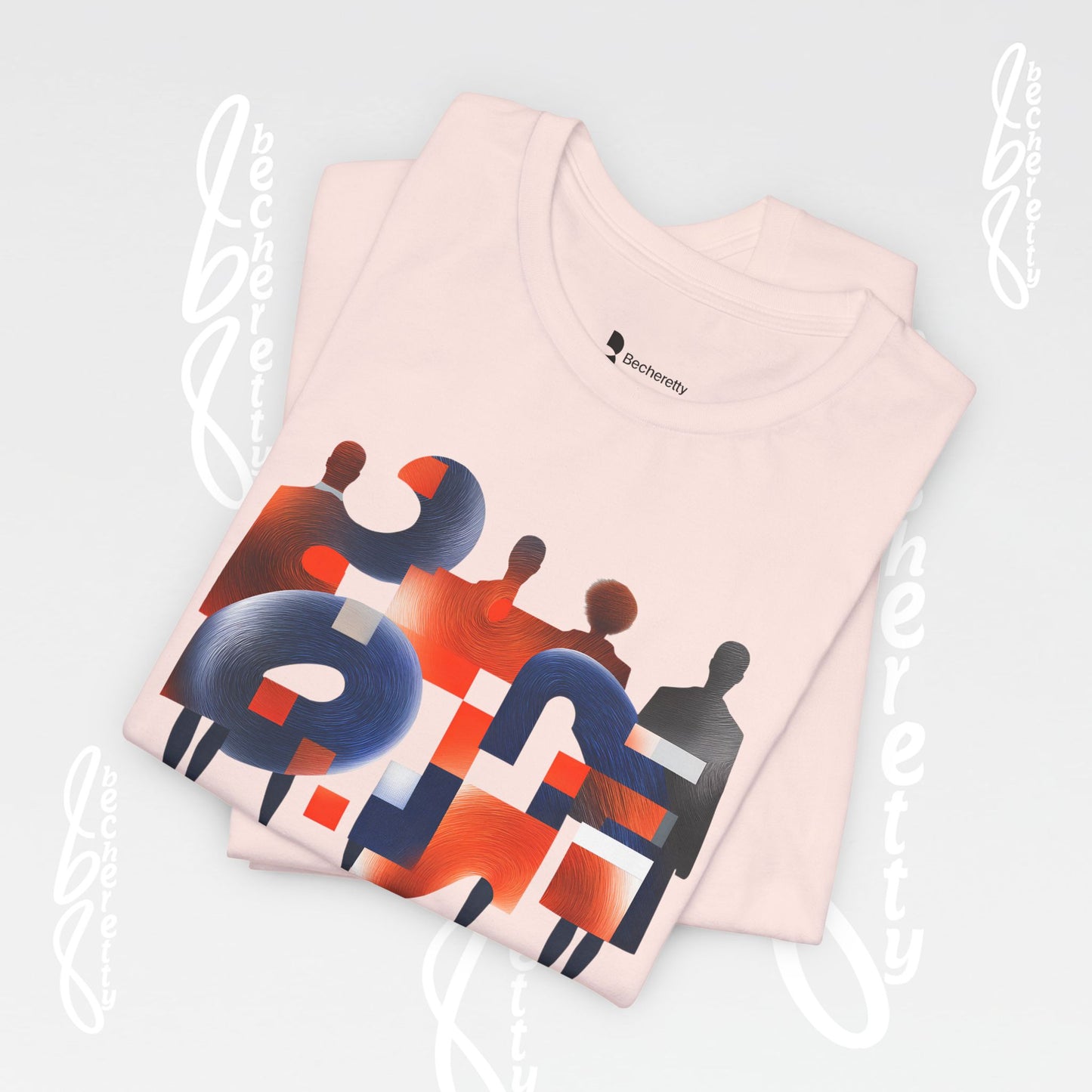 Abstract Graphic Tee Becheretty - Wear the Art - Become Part of the Composition