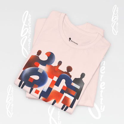Abstract Graphic Tee Becheretty - Wear the Art - Become Part of the Composition