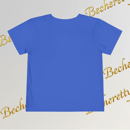 Toddler Tee Smiley Watercolor Art Graphic Minimalist Becheretty - Happy Face Kids T-Shirt