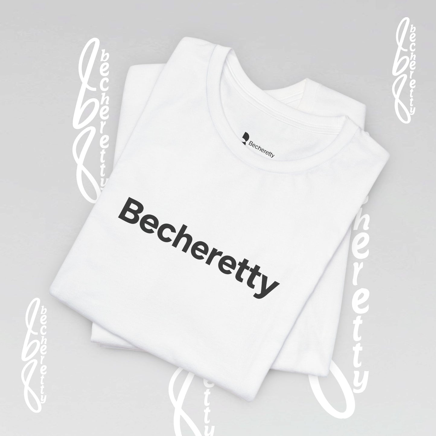 Short Sleeve Tee Becheretty  "Minimalist Design. Maximum Impact" Express Yourself. Casual Wear