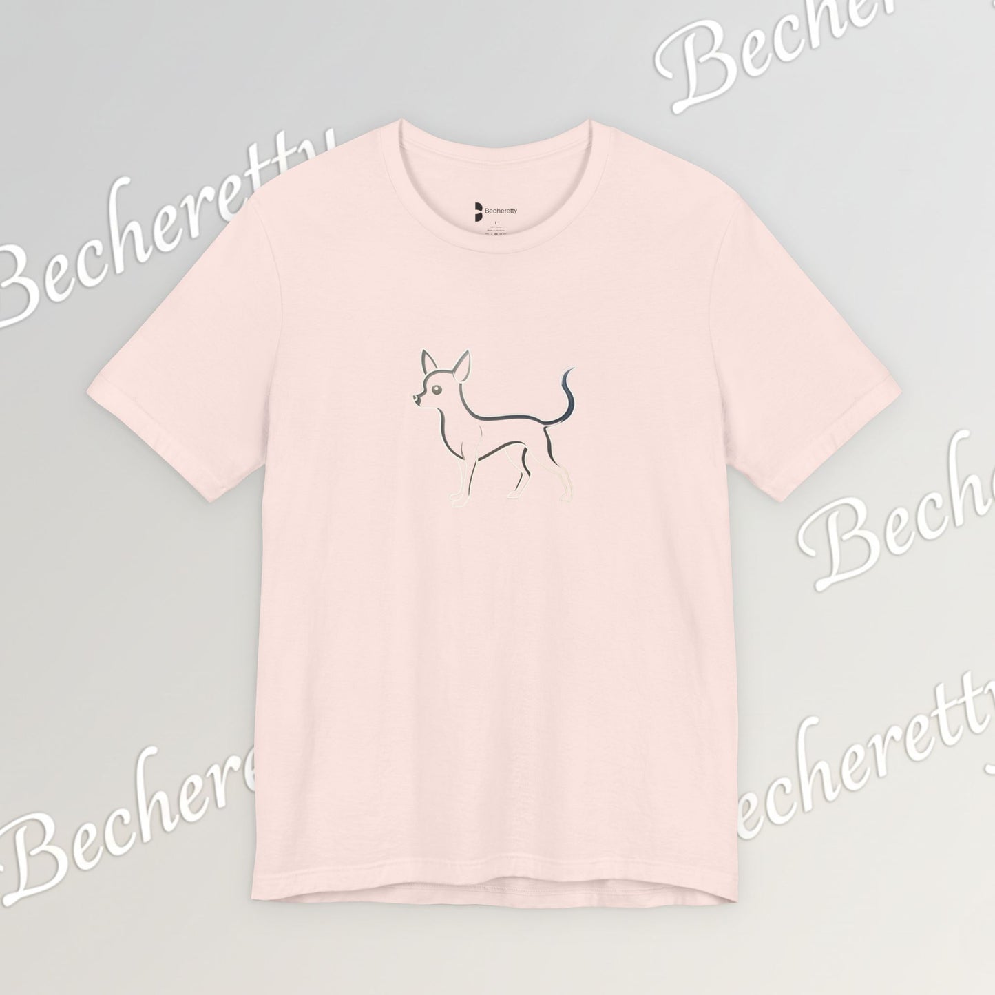 The Minimalist Muse: Chihuahua Line Art Tee Becheretty - "dog lovers"— less is often much more.