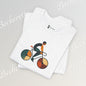 Modern Minimalist Bike Graphic Tee - Becheretty - Artistic Everyday wear, Unique gift
