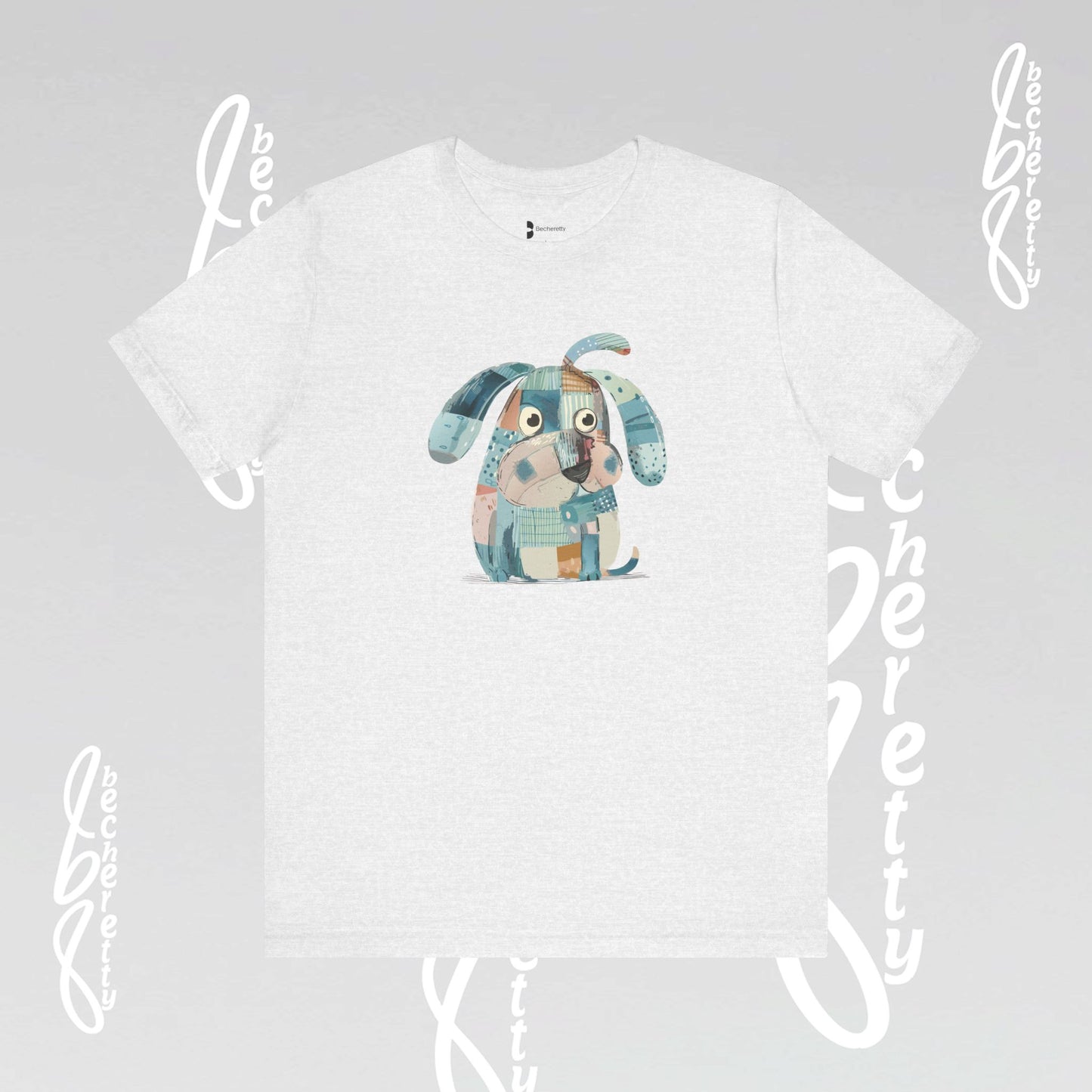 Dog Lovers Tee "Frenchie" Art Graphic Becheretty - Special gift for French Bulldog owners - Casual Wear