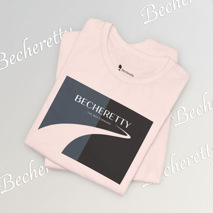The Way Forward | Minimalist Cubist Graphic Tee Becheretty - Casual Wear, Gift Idea, Streetwear, Everyday Comfort