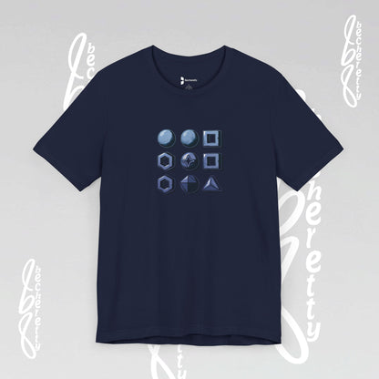 Graphic T-Shirt Becheretty - Short Sleeve, Unisex - Stylish Minimalist - Casual Wear