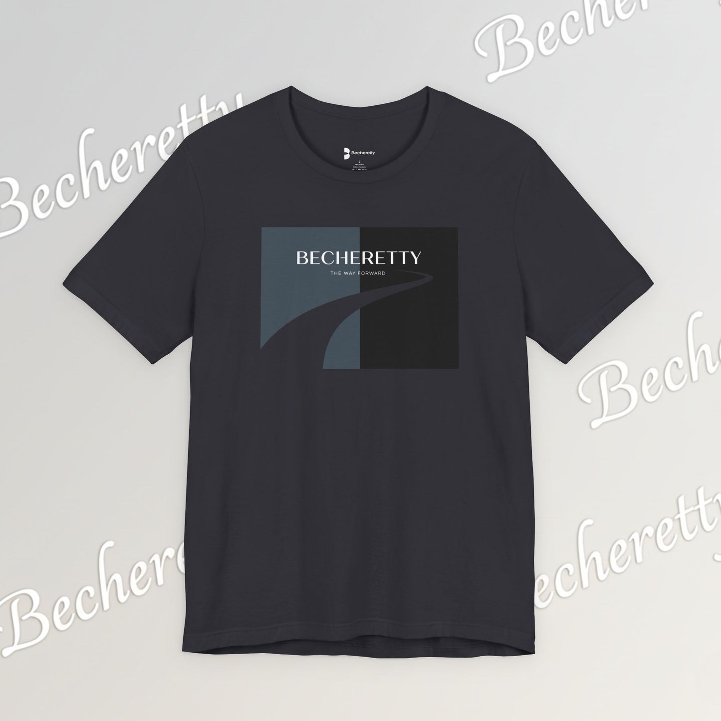 The Way Forward | Minimalist Cubist Graphic Tee Becheretty - Casual Wear, Gift Idea, Streetwear, Everyday Comfort