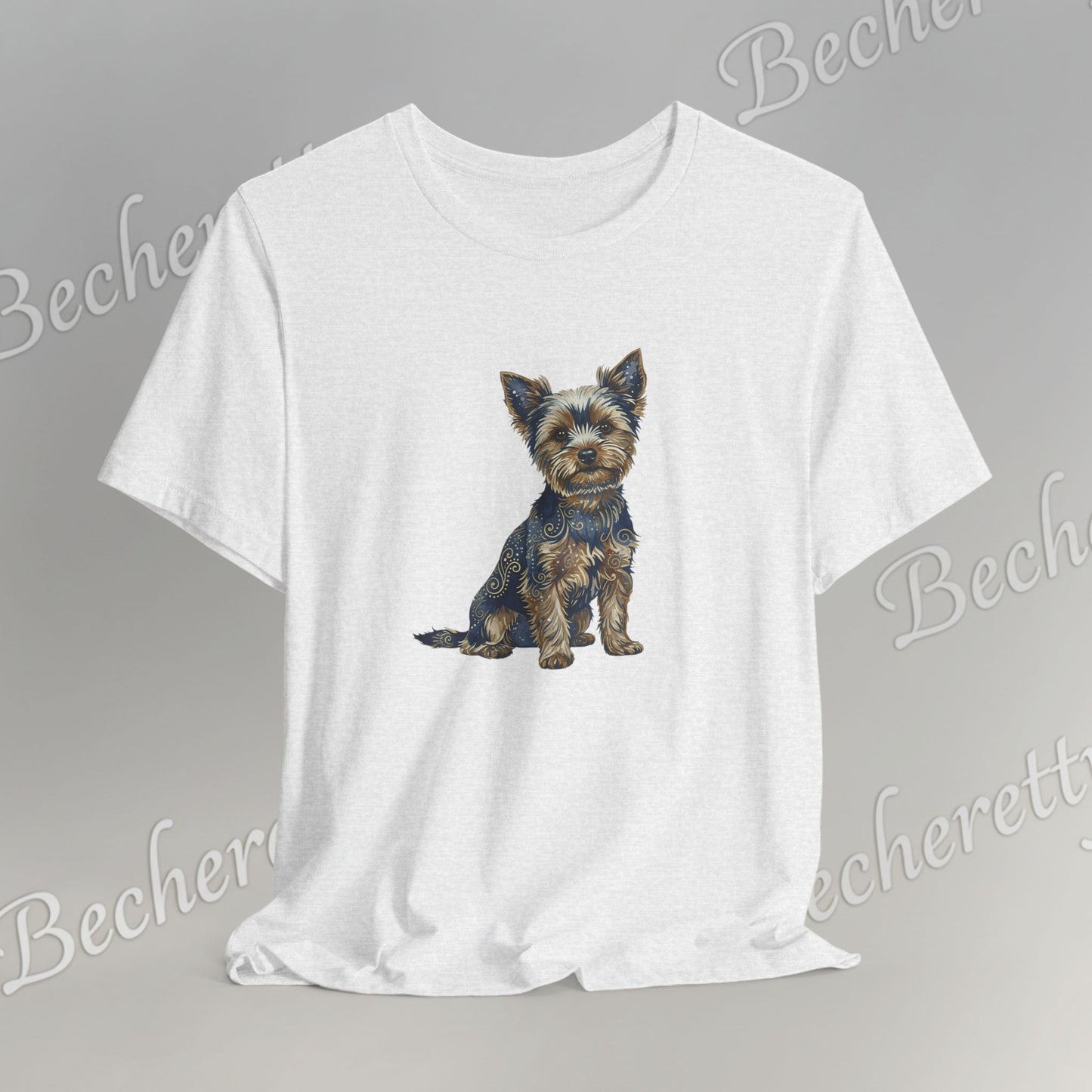 Yorkie T'Shirt - Art Graphic Becheretty - Perfect gift for Pets Lovers - Casual Wear