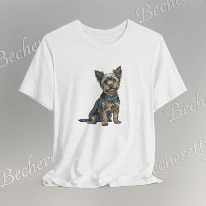 Yorkie T'Shirt - Art Graphic Becheretty - Perfect gift for Pets Lovers - Casual Wear