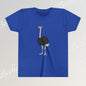 Youth Tee "The Ostrich" Graphic Art Becheretty - Cool Summer Top, Gift for Children