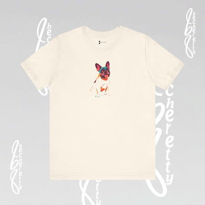 French Bulldog - T-Shirt - Artistic Graphic Design Becheretty - Unisex - Perfect Gift Dogs Lovers