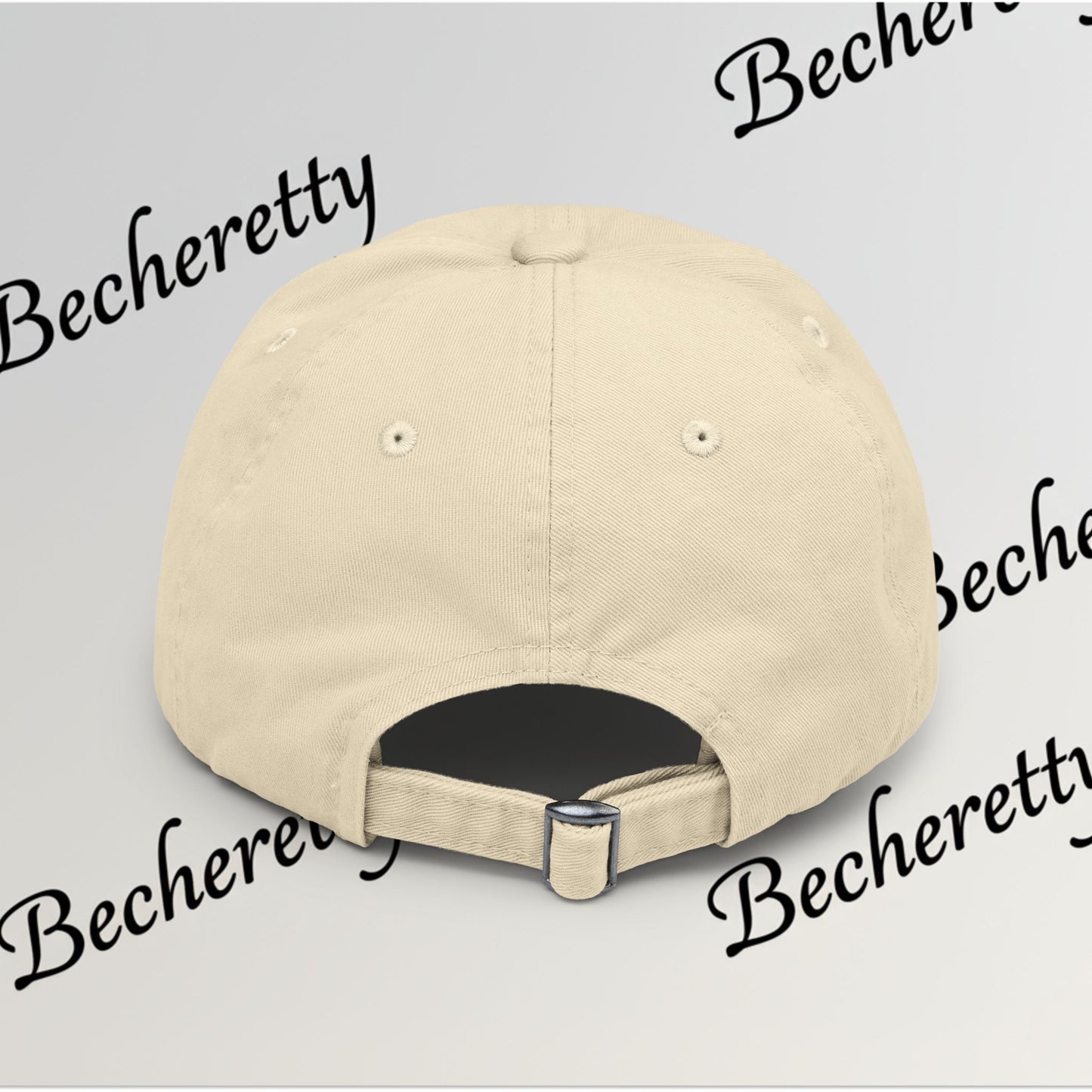 Dad Hat "Cubana" Art Graphic Becheretty — Pink Script Cap - An ideal and authentic gift for your friend