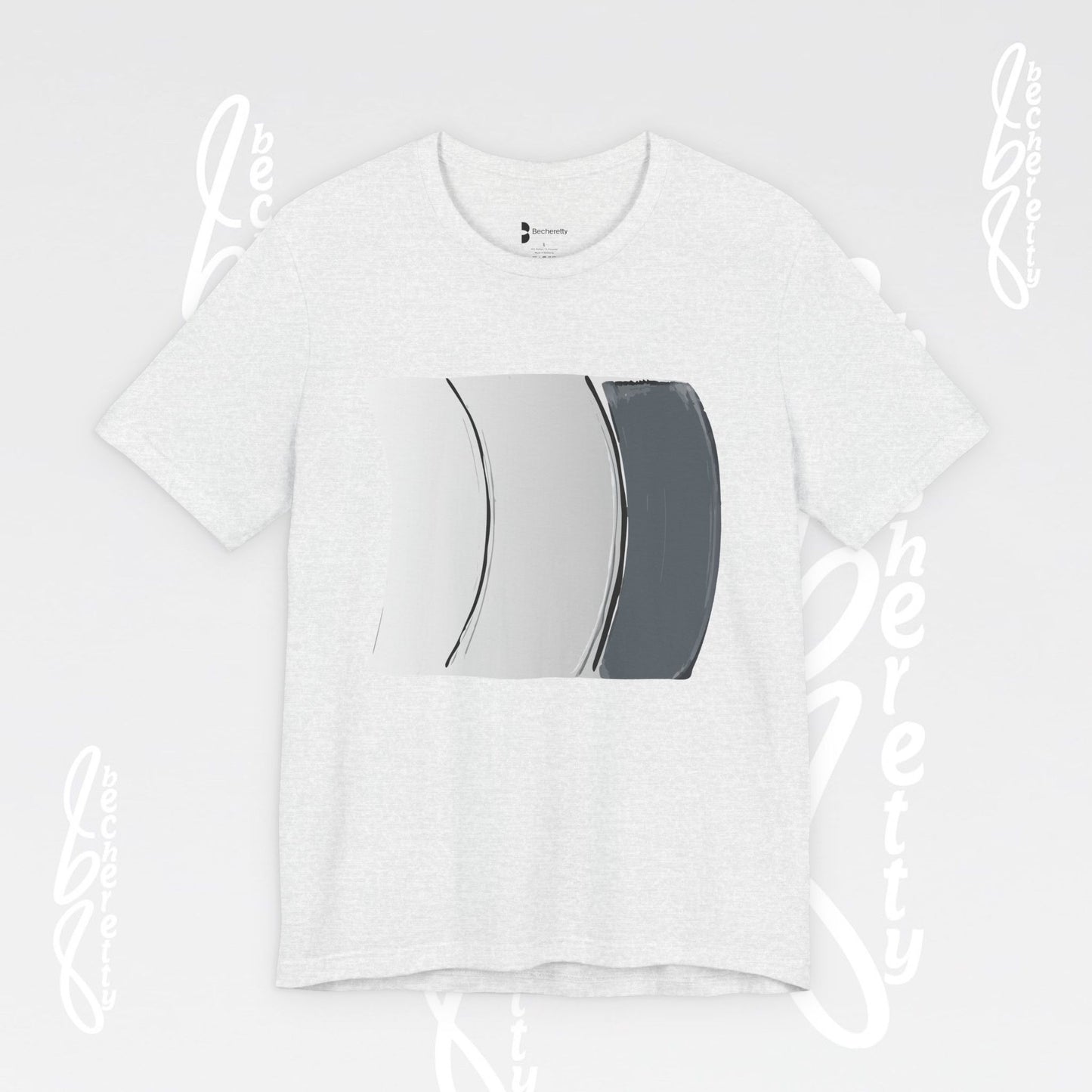 Modern Minimalist Becheretty design - Unisex Tee - Stylish Graphic - Summer - Casual Wear