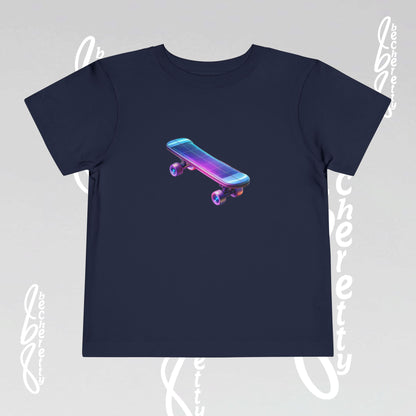Toddler Short Sleeve T'Shirt - Futuristic Skateboard - Becheretty Graphic Design - Perfect for Playground