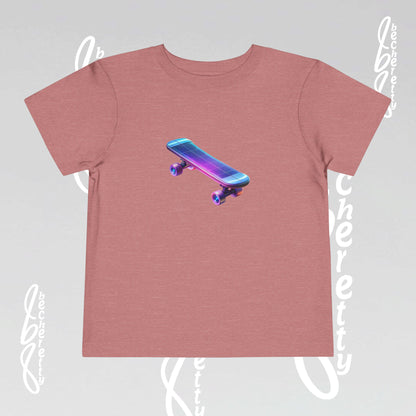 Toddler Short Sleeve T'Shirt - Futuristic Skateboard - Becheretty Graphic Design - Perfect for Playground