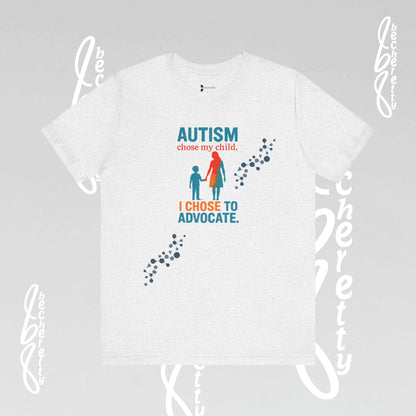 Autism Awareness Unisex Tee - Becheretty Graphic - Perfect gift for parents and friends supporting the cause.