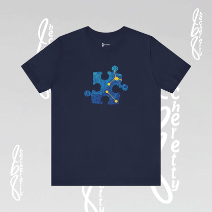 Support Autism awareness Puzzle Graphic Becheretty - Dress for a difference, casual wear