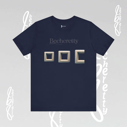 Modern Minimalist Graphic Tee - Becheretty - Artistic Everyday wear, Unique gift