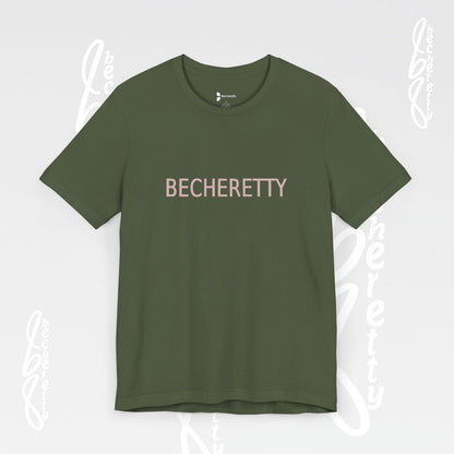 Becheretty  T-Shirt - Short Sleeve- Casual Style, Unisex - Relaxed Fit Top - Everyday wear