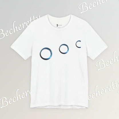 Moon Phase Tee — Minimal Lunar Circle T-Shirt - Art Graphic Becheretty - Everyday outfit
