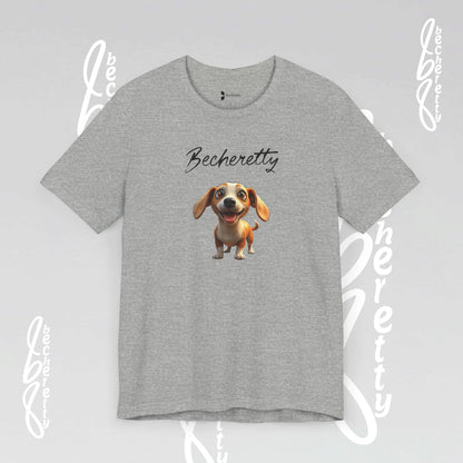 Funny Dog - Graphic Unisex T-Shirt Becheretty - Casual Wear
