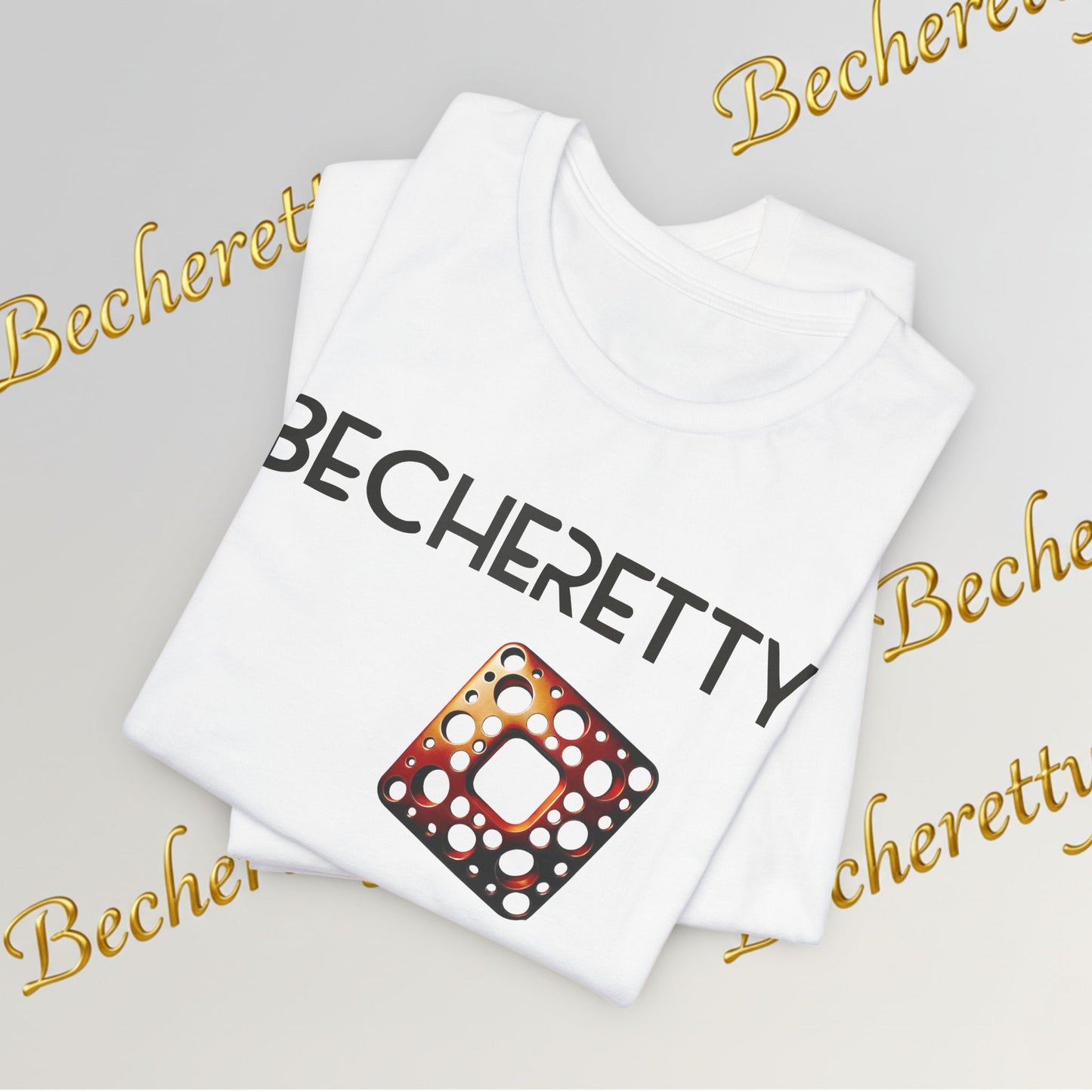 Stylish Minimalist Art Design Becheretty - Trendy short sleeve T-Shirt - Casual Wear - Gift for Him