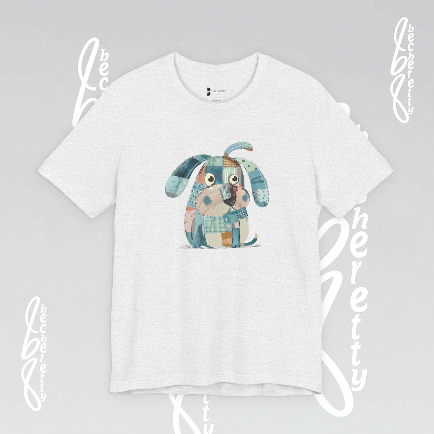 Dog Lovers Tee "Frenchie" Art Graphic Becheretty - Special gift for French Bulldog owners - Casual Wear