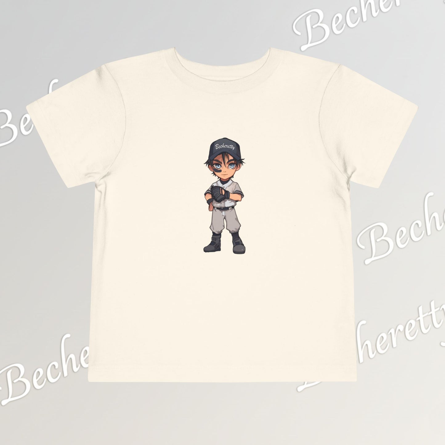 Toddler T-Shirt - Baseball Graphic Becheretty - Day Game, birthday gift - Day game & Casual wear