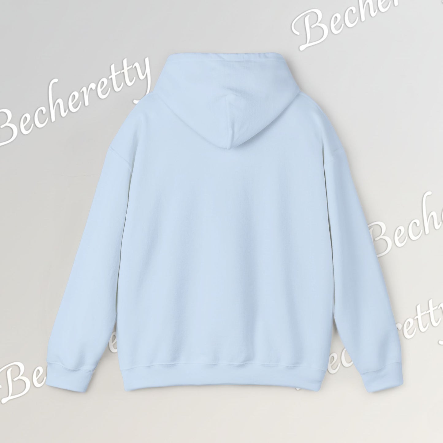 Graphic Hoodie - Smiling Sunset Brushstroke - Cute Happy Face- Art Minimalist Becheretty